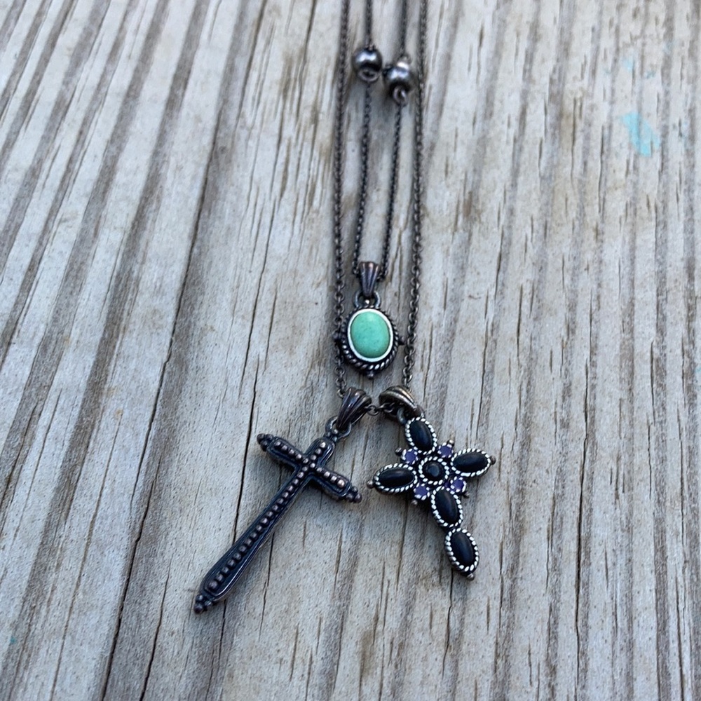 Lucky brand charm necklace